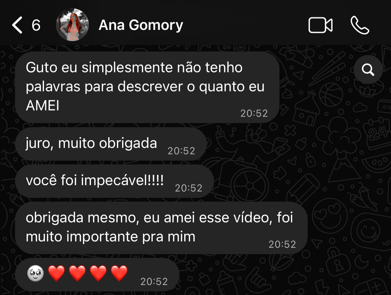 Feedback de ANA GOMORY